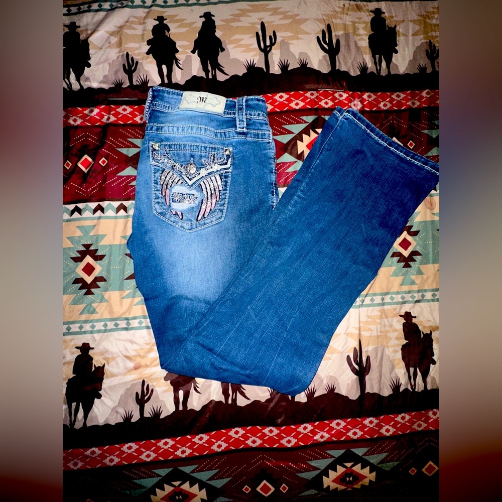 Women's Boot Cut Jeans - Blue